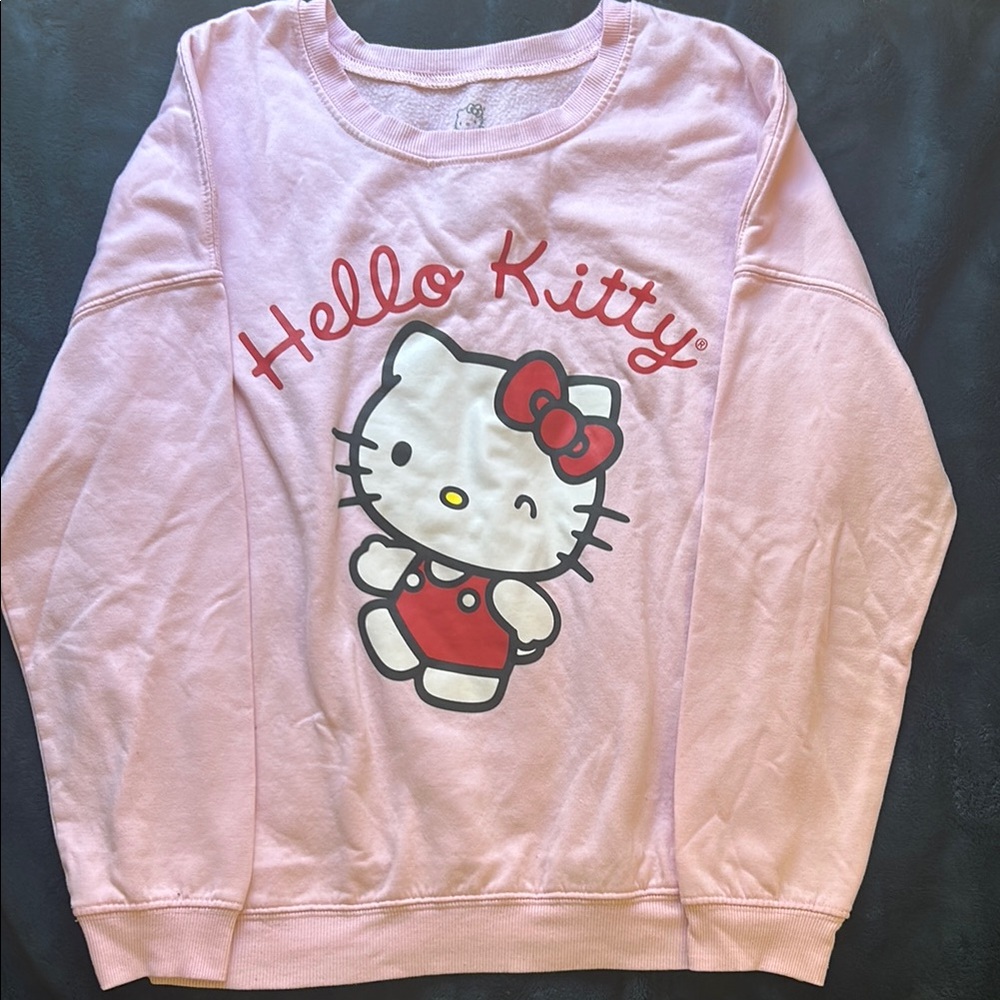 Hello Kitty Pink and Red Graphic Top - Picture 1 of 4